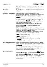 Preview for 45 page of Datcon DT4240 Series Operating Instructions Manual