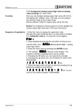 Preview for 49 page of Datcon DT4240 Series Operating Instructions Manual