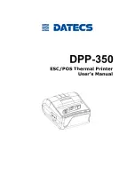 Preview for 1 page of Datecs DPP-350 User Manual