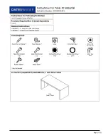 DATESWEISER JD Waterfall Instructions Manual preview