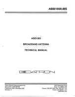 Datron ABB1000 Technical Manual preview