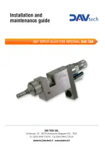 DAV TECH DAS 50N Installation And Maintenance Manual preview