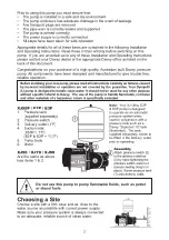 Предварительный просмотр 2 страницы Davey E1P Series Installation And Operating Instructions Manual