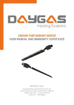 DAYGAS Radium 15 User Manual And Warranty preview