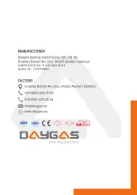 Предварительный просмотр 34 страницы DAYGAS Radium 15 User Manual And Warranty