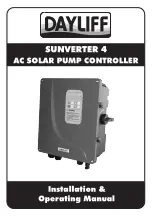 Предварительный просмотр 1 страницы DAYLIFF SUNVERTER 4 Installation & Operating Manual