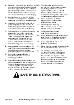 Preview for 3 page of Daytona 58835 Owner'S Manual & Safety Instructions