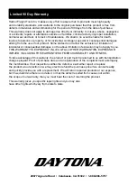 Preview for 12 page of Daytona 58835 Owner'S Manual & Safety Instructions