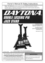 Daytona DJS3TMP Owner'S Manual & Safety Instructions preview