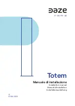 DazeTechnology Totem Installation Manual preview