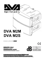 dB Technologies DVA M2M User Manual preview