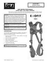 Preview for 2 page of DBI SALA ExoFit NEX X300 User Instruction Manual