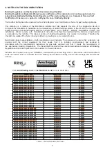 Preview for 4 page of E.C.A. PROTEUS PREMIX 14 HM NG ERP UK Operating Instructions Manual