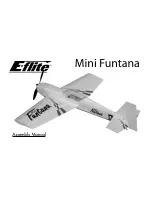 Предварительный просмотр 1 страницы E-FLITE Mini Funtana Assembly Manual