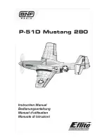 E-FLITE P-51D Mustang Instruction Manual предпросмотр