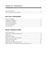 Preview for 2 page of E-Glide ST Operating Instructions Manual