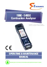E Instruments E4500 Operating & Maintenance Manual preview