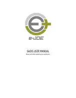 e-JOE Bicycle Gadis User Manual preview