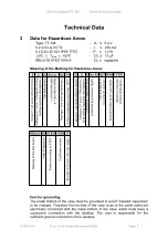 Предварительный просмотр 3 страницы E.L.B. Ex-Geräte TT-108 Manual