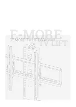 Предварительный просмотр 16 страницы E-MORE TV Lift 650 Operation Manual