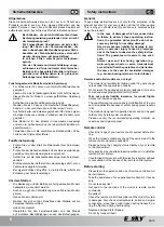 Предварительный просмотр 8 страницы E sky HUNTER Operating Instructions Manual