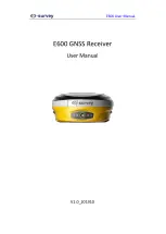 Preview for 1 page of e-survey E600 User Manual