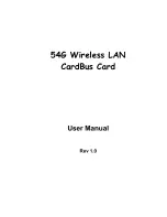 Предварительный просмотр 1 страницы E-Tech 54G User Manual