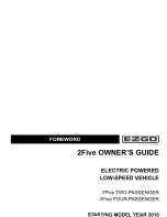 Предварительный просмотр 3 страницы E-Z-GO 2Five Owner'S Manual