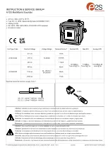 Preview for 1 page of E2S A100 Series Instructions/Service Manual