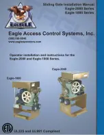 Eagle Access Control Systems Eagle-2000 series Installation Instructions Manual preview