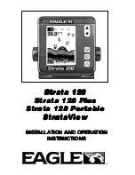 Eagle Strata 128 Portable Install And Operation Instructions preview