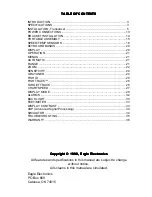 Preview for 2 page of Eagle Strata 128 Portable Install And Operation Instructions