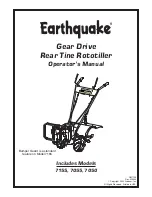 Preview for 1 page of EarthQuake 7155 Operator'S Manual