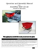 EarthWay M40 Operation And Assembly Manual preview
