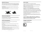 Preview for 3 page of EAST OAK EURU005 Owner'S Manual