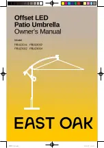 EAST OAK PBU23001 Owner'S Manual preview