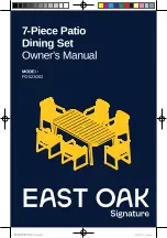 Предварительный просмотр 1 страницы EAST OAK PDS23002 Owner'S Manual