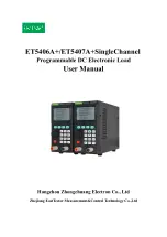 Предварительный просмотр 1 страницы East Tester ET5406A+ User Manual