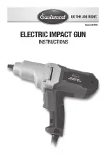 Eastwood 1/2" ELECTRIC IMPACT WRENCH Instructions Manual preview