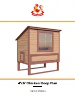 EASY COOPS Chicken Coop Plan 4x6 Assembly Instructions Manual preview
