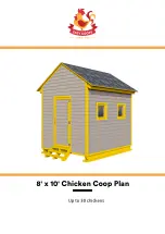 EASY COOPS Chicken Coop Plan 8x10 Assembly Instructions Manual preview
