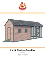 Предварительный просмотр 1 страницы EASY COOPS Chicken Coop Plan 8x24 Assembly Instructions Manual