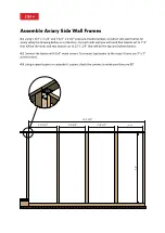 Предварительный просмотр 7 страницы EASY COOPS Chicken Coop Plan 8x24 Assembly Instructions Manual