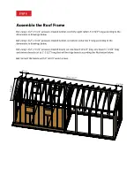 Предварительный просмотр 9 страницы EASY COOPS Chicken Coop Plan 8x24 Assembly Instructions Manual