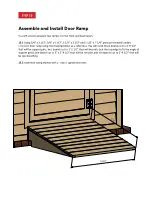 Предварительный просмотр 16 страницы EASY COOPS Chicken Coop Plan 8x24 Assembly Instructions Manual