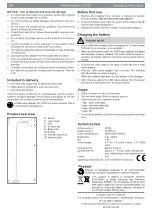 Предварительный просмотр 3 страницы easymaxx LPSRFL11 Operating Instructions Manual