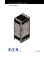 Eaton Current-Limiting Reactor Installation Manual preview