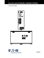 Eaton DIN24240DC Quick Start Manual preview