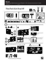 Eaton FlexiTech Exit Dual AT Manual предпросмотр