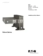 Eaton Pulsar EX RT 5000 Installation And User Manual preview